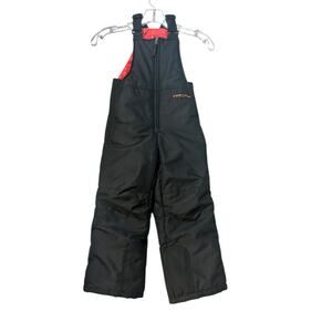Arctix Girls Snow Bibs Size 4/5 Black Insulated Ski Snowboard Pants Winter